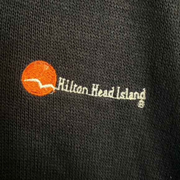 Vintage American Made Champion V-Neck Navy Hilton Head Island Sweater XL Unisex - Picture 3 of 7